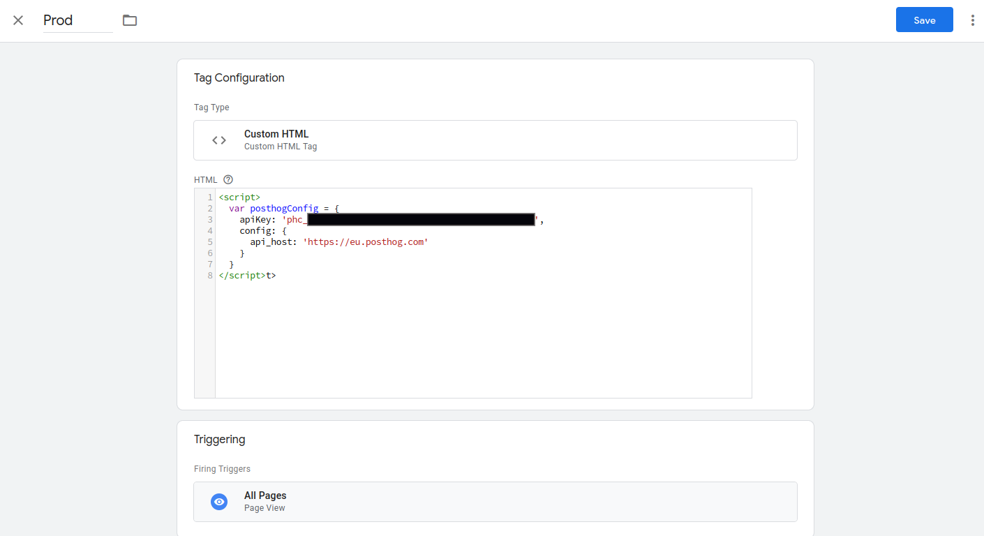 Custom HTML